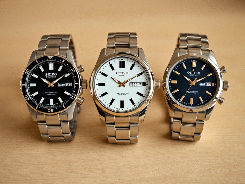Affordable Watch Brands for Men: Comparing Seiko, Citizen, and Orient