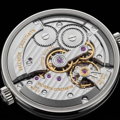 Close-up of a Vacheron Constantin watch movement demonstrating intricate craftsmanship and precision, no text, no words, no typography, clean image